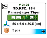 Chasseur de chars allemand SDKFZ 184 PANZERJAGER TIGER (FERDINAND)